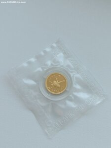 25 рублей 1993 год. Русский балет. Золото Капсула, запайка.