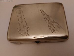 Портсигар Москва чернь 875пр
