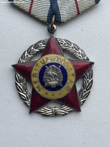 Орден за Военные Заслуги (Румыния), комплект 3 степени, RSR