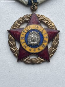 Орден за Военные Заслуги (Румыния), комплект 3 степени, RSR