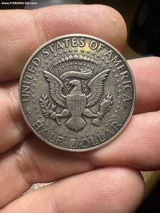 50 центов 1964 год Серебро Кенеди