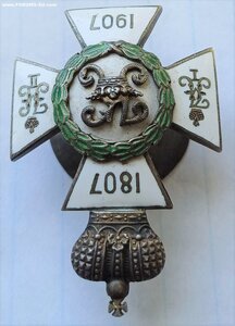 Знак Константиновского артиллерийского училища, серебро