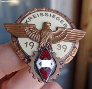 Знак победителю районного соревнования "Kreissieger" 1939 г.