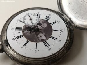 Наградные часы. За отл. стрельбу 1912 г. с портретом НИК. II