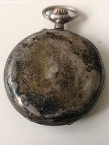 Наградные часы. За отл. стрельбу 1912 г. с портретом НИК. II