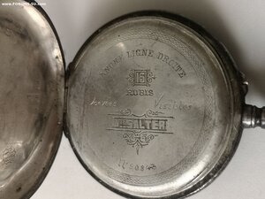 Наградные часы. За отл. стрельбу 1912 г. с портретом НИК. II