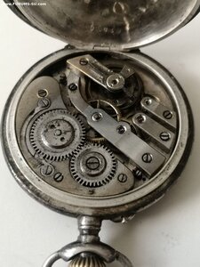 Наградные часы. За отл. стрельбу 1912 г. с портретом НИК. II