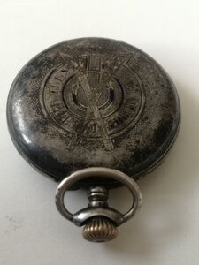 Наградные часы. За отл. стрельбу 1912 г. с портретом НИК. II
