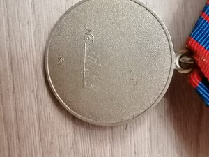 Медаль за ООП РФ в серебре