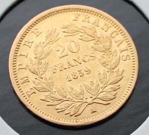 20 франков 1859 года