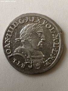 6 грошей 1680 год.  R2..
