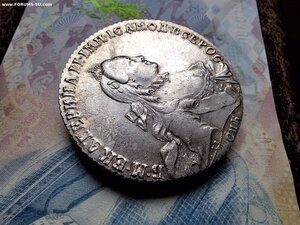 Рублик 1774 г.СПБ ФЛ  Огонь !