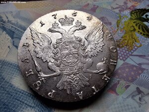 Рублик 1774 г.СПБ ФЛ  Огонь !