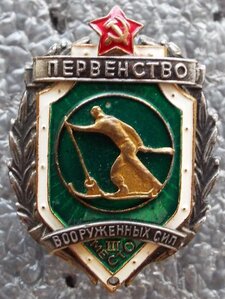 Первенство Вооруженных Сил третье место лыжи