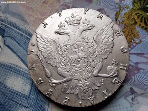 Рублик 1774 г.СПБ ФЛ  Огонь !