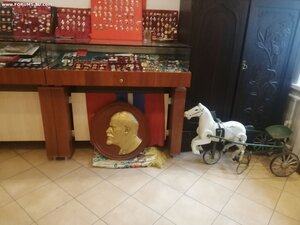 ЛЕНИН, барельеф, чугун, Касли, огромный.