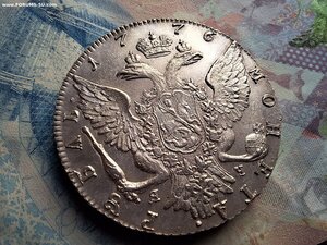Рублик 1774 г.СПБ ФЛ  Огонь !