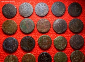 5 КОПЕЕК 1758-1795 30 ШТУК КОЛЛЕКЦИЯ ПО ГОДАМ БЕЗ ПОВТОРОВ