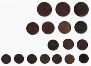 17 монет 1924г