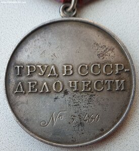 Трудовая доблесть № 53.460 в состоянии