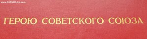 Большая грамота ГСС на летчика штурмовика