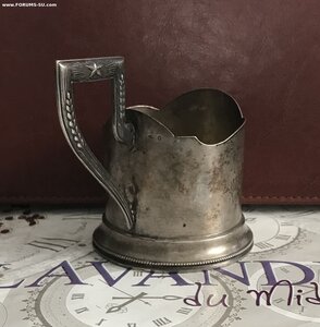 Подстаканник СССР, ручка «звезда»
