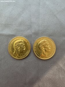 20 марок 1896, 1911г