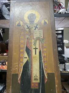 Икона на холсте 115 смх47 см