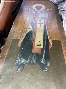 Икона на холсте 115 смх47 см