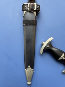 Ранний кинжал СС Роберт Класс в обвесе мельхиор