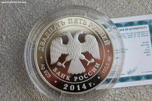 25 рублей 2014г. Сенатский дворец М.Ф. Казаков, 155,5 г.