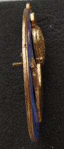 Знак "Охрана труда ММФ СССР" №1042 редкий