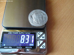 Медальон от медали За оборону Нового Шанхая. Китай. Серебро.