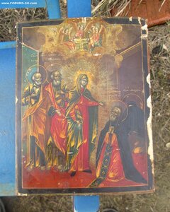 Икона «Явление Пресвятой Богородицы преподобному Сергию Радо