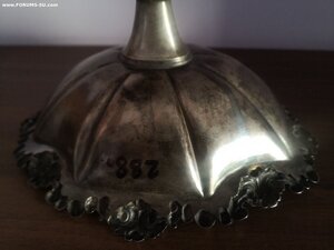 Красивая Конфетница.. или сухарница.. Серебро..