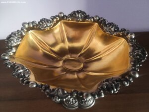 Красивая Конфетница.. или сухарница.. Серебро..