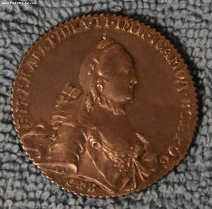 1 рубль 1764г. СПБ TI СА