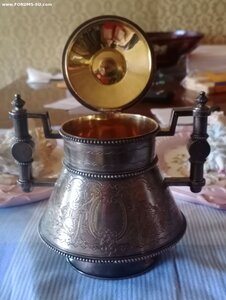 Сахарница, серебро помощь в оценке