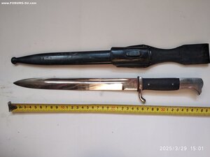 Штык „парадный” kS98, короткий, акулий зуб, Айхорн.