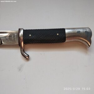 Штык „парадный” kS98, короткий, акулий зуб, Айхорн.