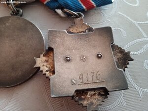 За Военные Заслуги с ОК,ЗбЗ Афаг с ОК, документы,медали