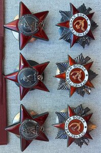 Четыре ОВ (две 1ст) -три КЗ с документом + докум. на медали