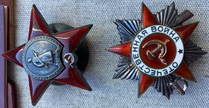 Четыре ОВ (две 1ст) -три КЗ с документом + докум. на медали