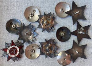 Четыре ОВ (две 1ст) -три КЗ с документом + докум. на медали