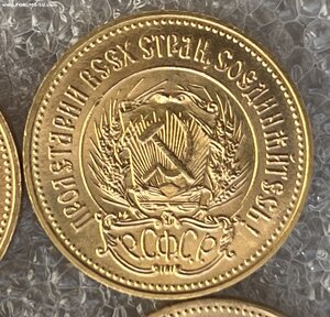 Червонец Сеятель - 4 шт. 1980 и 1981(ММД).