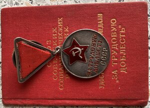 "За Трудовую Доблесть" на спецдокументе на депутата