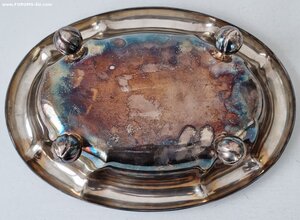 Салатник - фруктовница! Серебро 835 пр., Вес 433 гр.