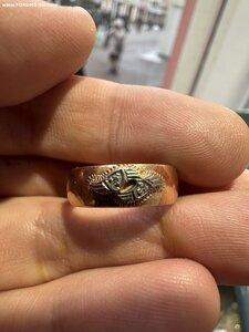 Кольцо Золото 583 Одесса 1970 годы Бриллианты