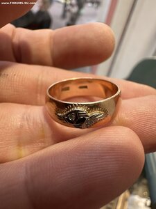 Кольцо Золото 583 Одесса 1970 годы Бриллианты