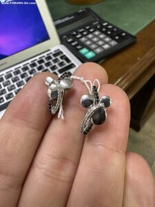 Серьги Золото 585 с Бриллиантами